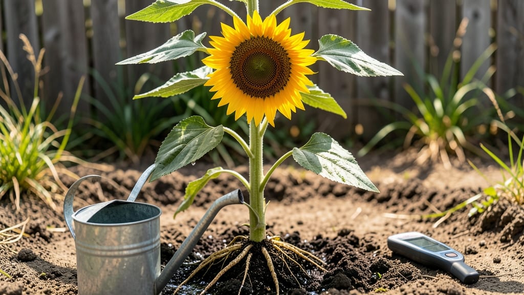 How Often Do Sunflowers Need Watering: Soil-Dry Test for Healthy Growth
