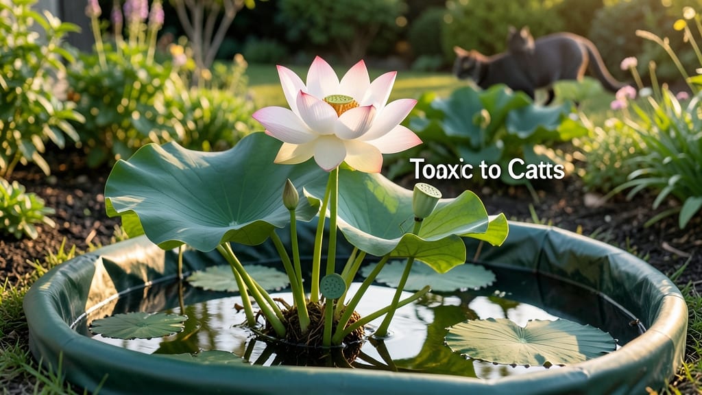 Are Lotus Flowers Poisonous to Cats: Toxicity Symptoms & Safe Alternatives
