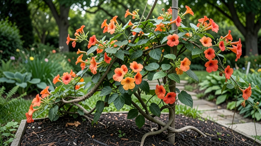 Trumpet Vine Flowering Season: Month-by-Month Guide for Peak Blooms