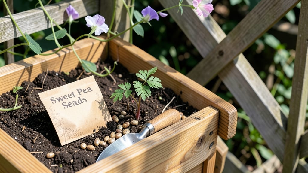 How to Plant Sweet Pea Flower Seeds: Soil Depth Tricks for Faster Germination