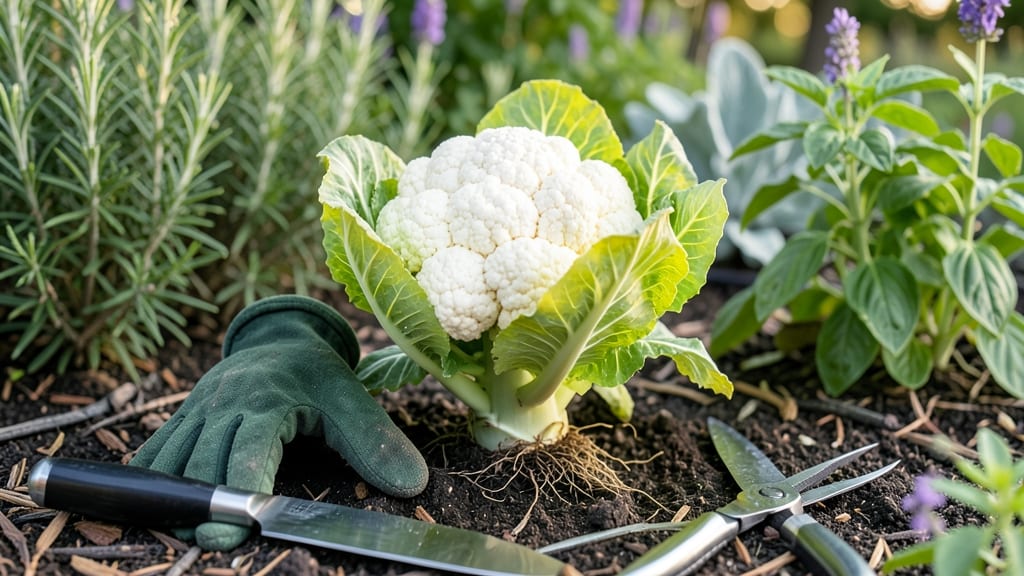 How to Know When Cauliflower Is Ready to Pick: Curds Tight, Green Leafy Wraps Still Firm