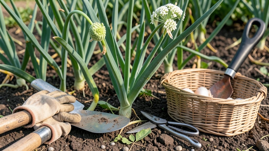 Do You Harvest Garlic Before or After It Flowers: Exact Timing for Bulb Size